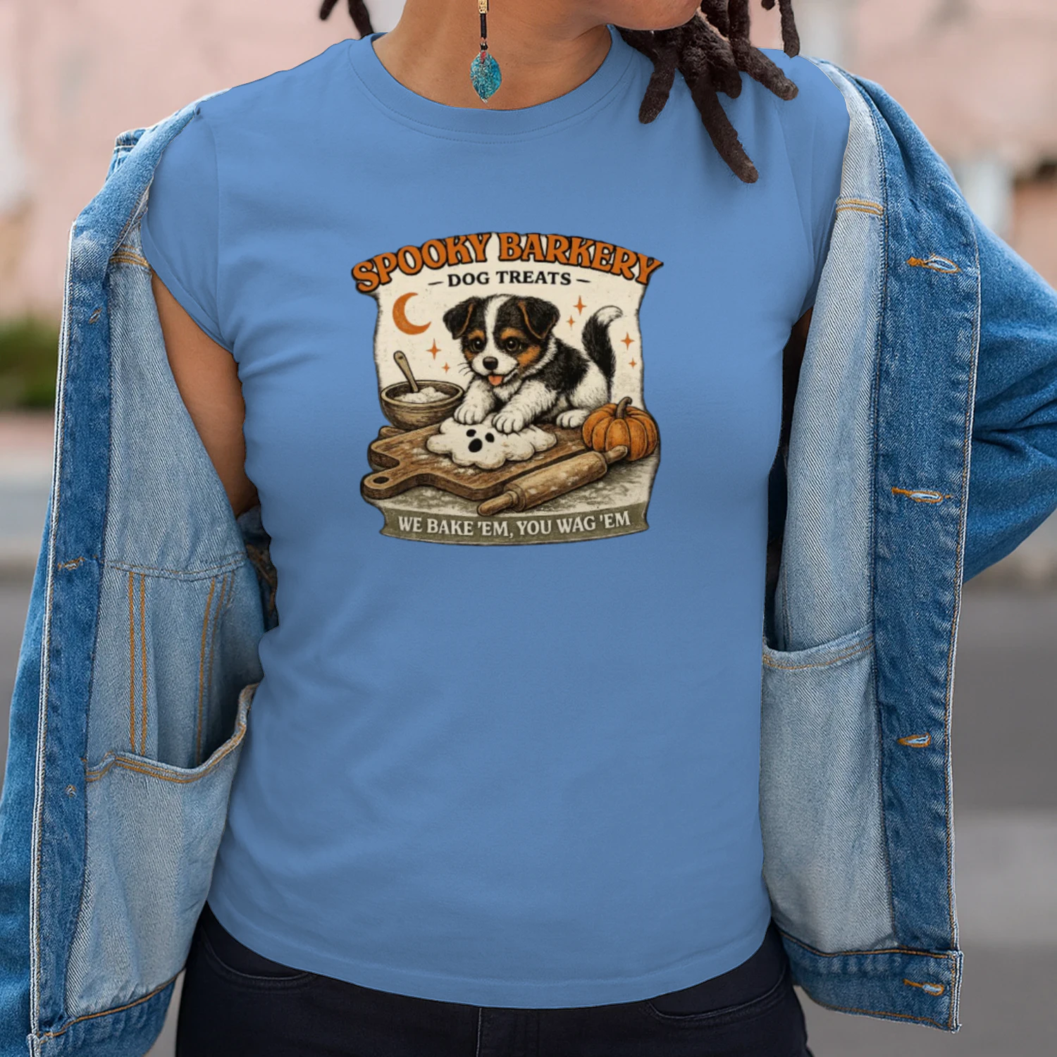 Spooky Barkery Dog Treats _ Halloween Dog Lover T-Shirt