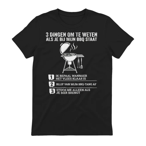 BBQ Baas T-shirt Voor Mannen - Origineel Cadeau Voor Grillmeesters & Papa's
