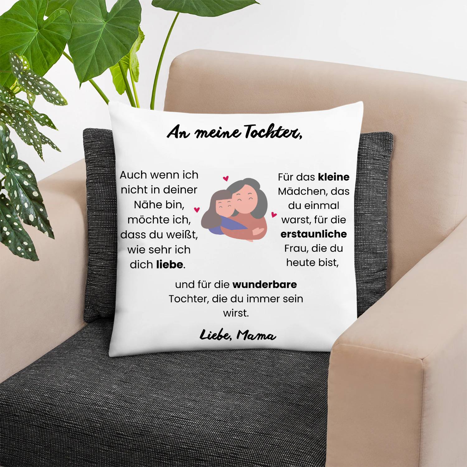 Votre texte de paragraphe-5„An meine Tochter“ von Mama – Emotionale Geschenkidee zum Geburtstag, Weihnachten & Auszug