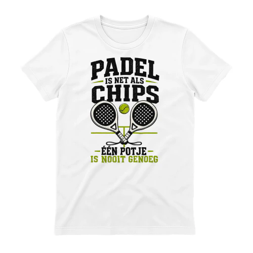 PADEL IS NET ALS CHIPS ÉÉN POTJE IS NOOIT GENOEG