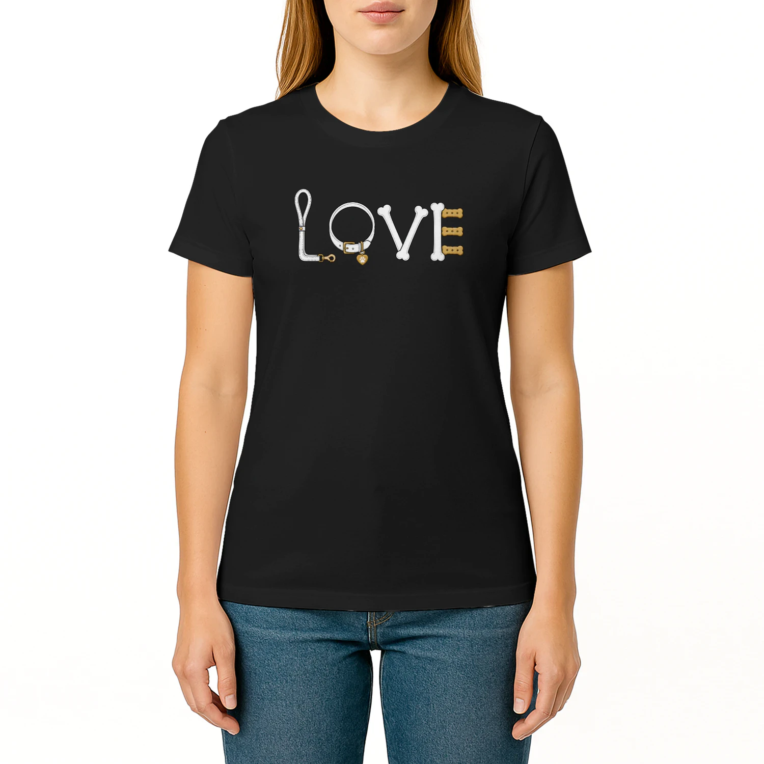 Dog Lover LOVE - Classic Unisex T-shirt 