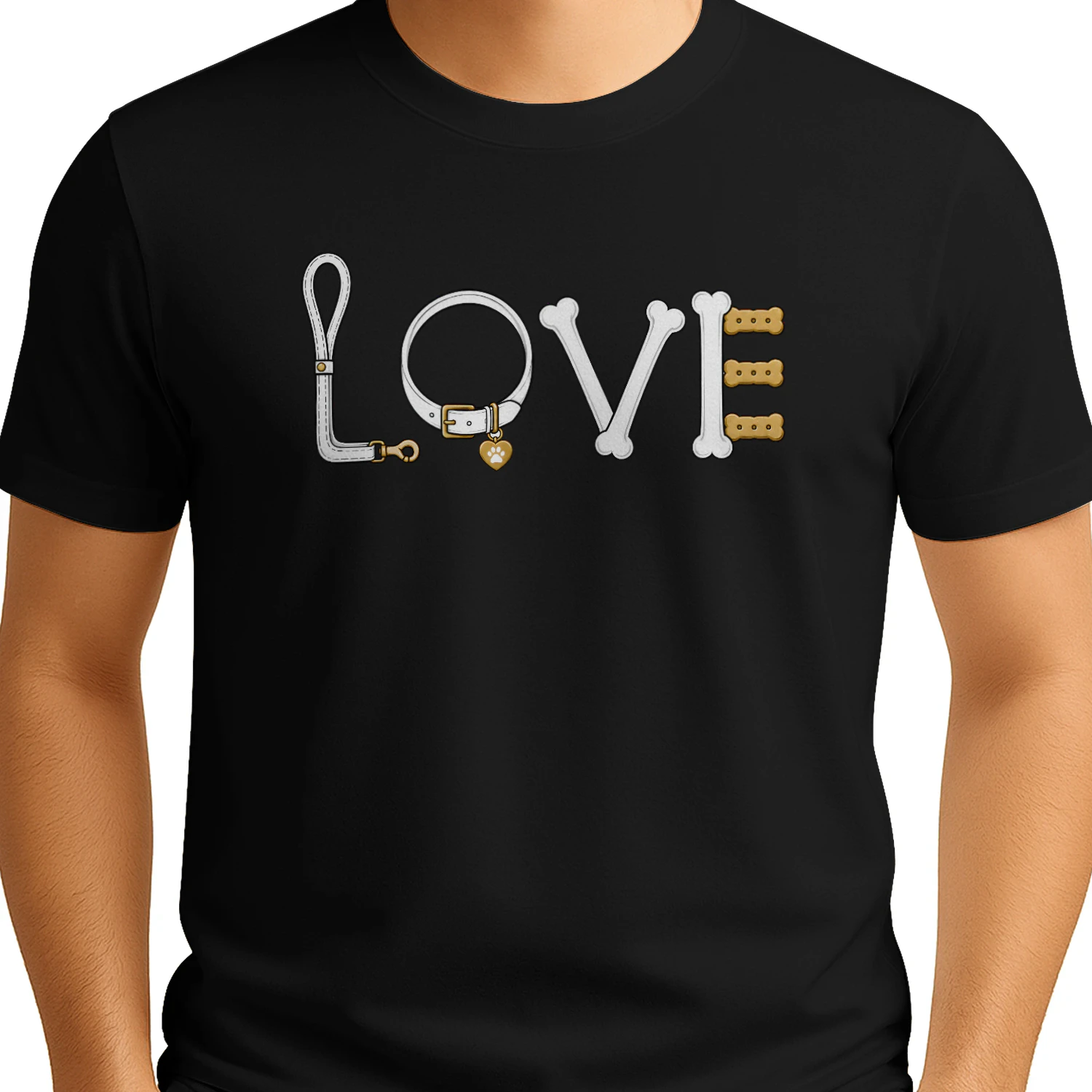 Dog Lover LOVE - Classic Unisex T-shirt 