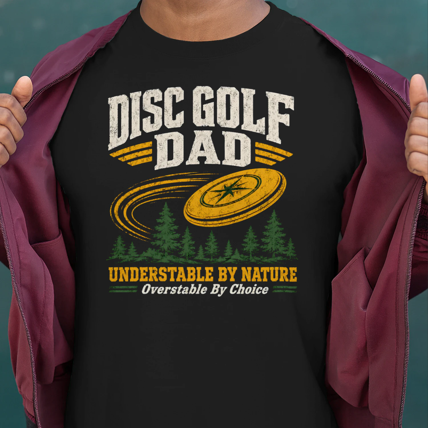 Funny Disc Golf Dad Shirt, Disc Golf Father Gift - Classic Unisex T-shirt