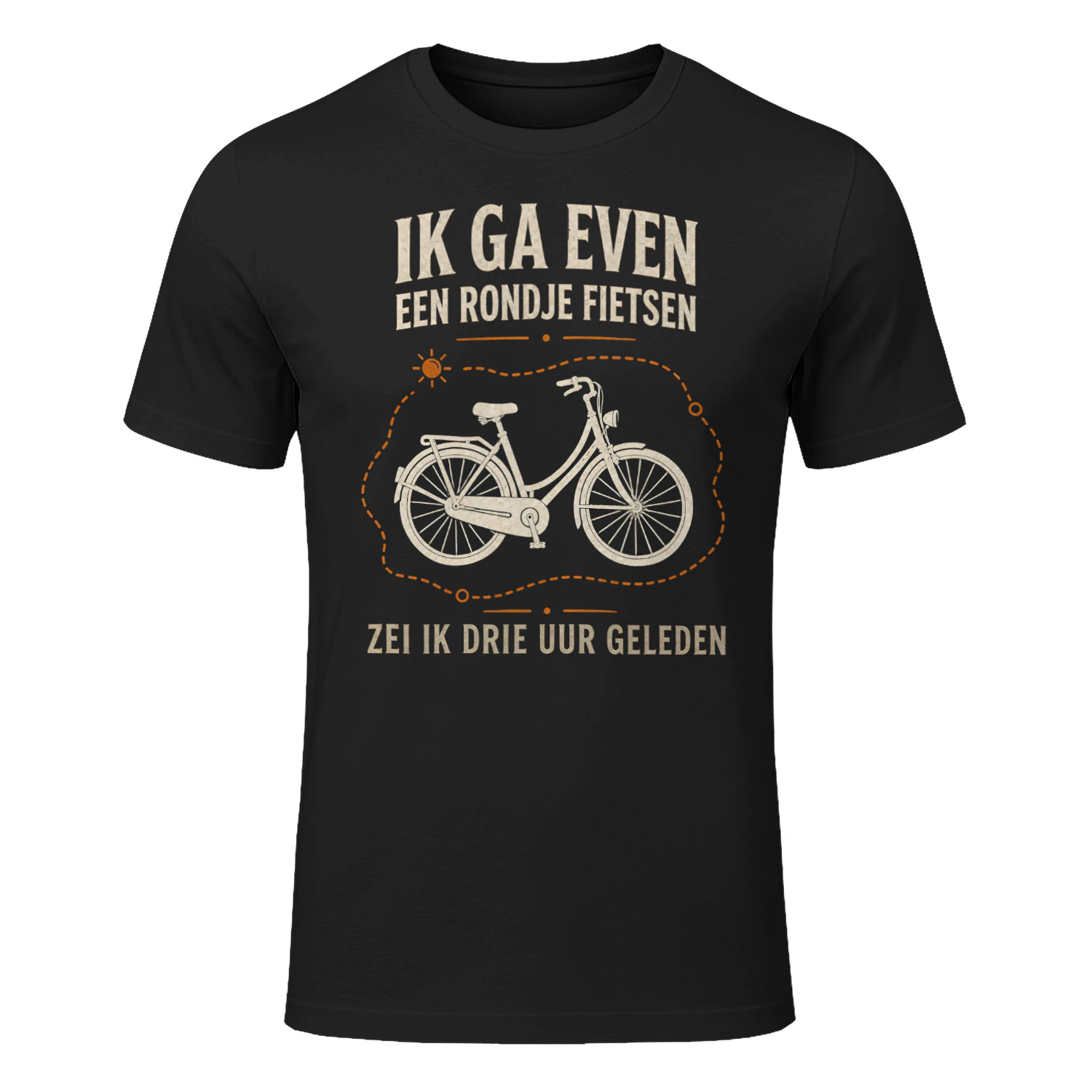 IK GA EVEN EEN RONDJE FIETSEN - Classic Unisex T-shirt
