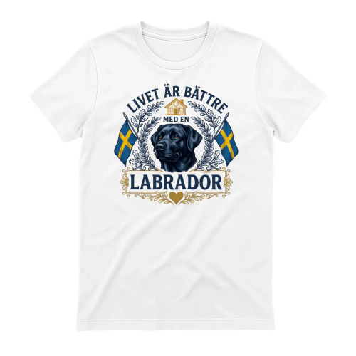Livet är bättre med en Labrador black sweden