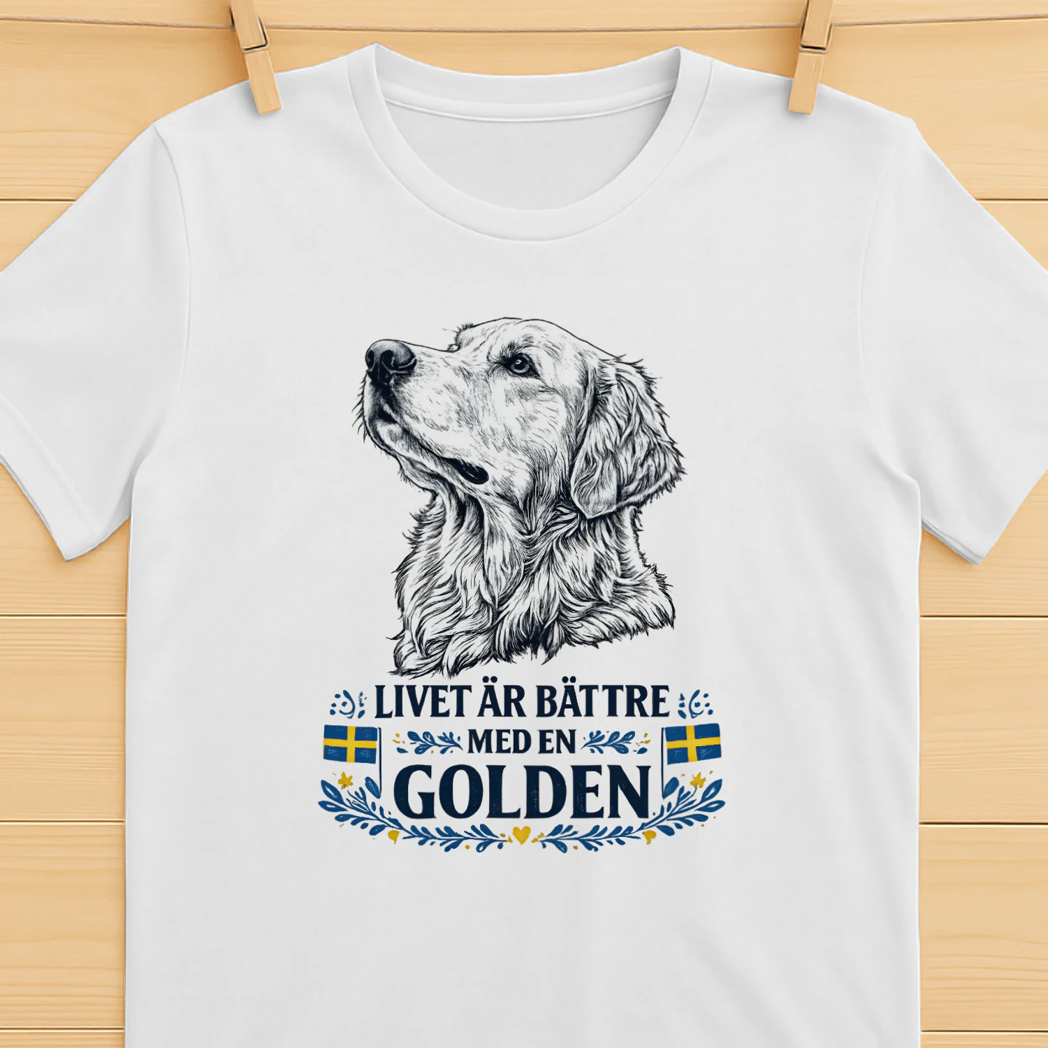 Livet är bättre med en Golden - Classic Unisex T-shirt