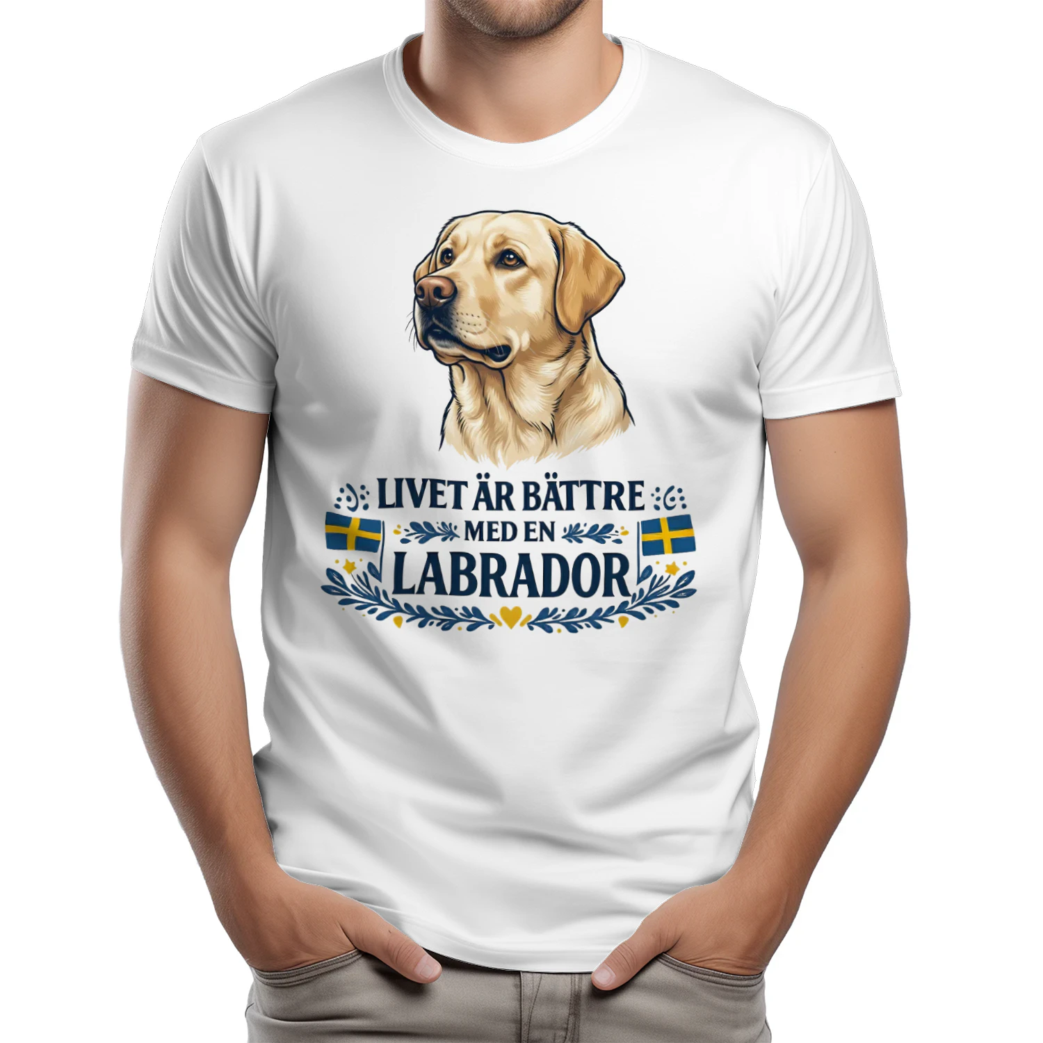 Livet är bättre med en Labrador - T-shirt