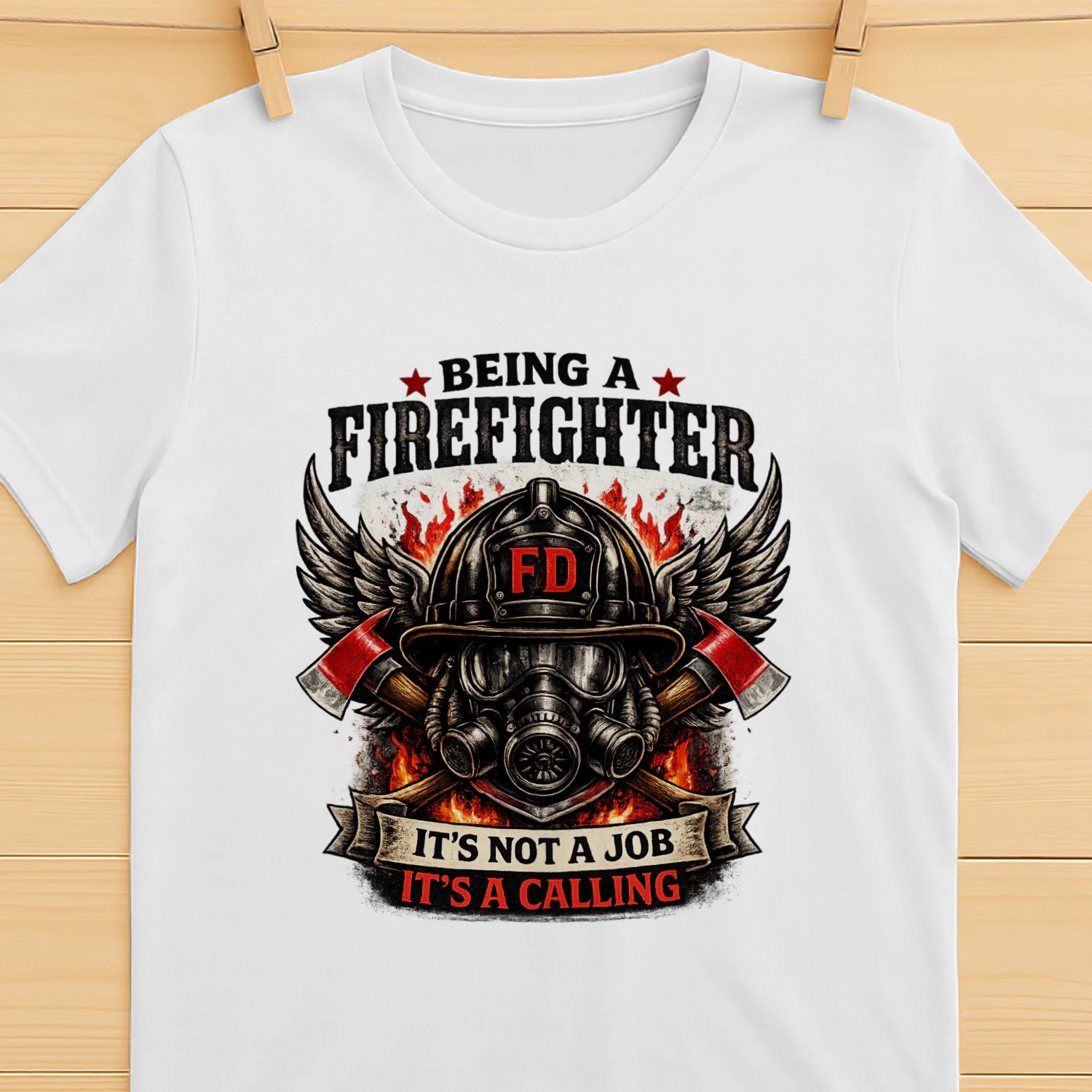 Firefighter T-Shirt | It’s Not a Job It’s a Calling | Firefighter Pride Tee