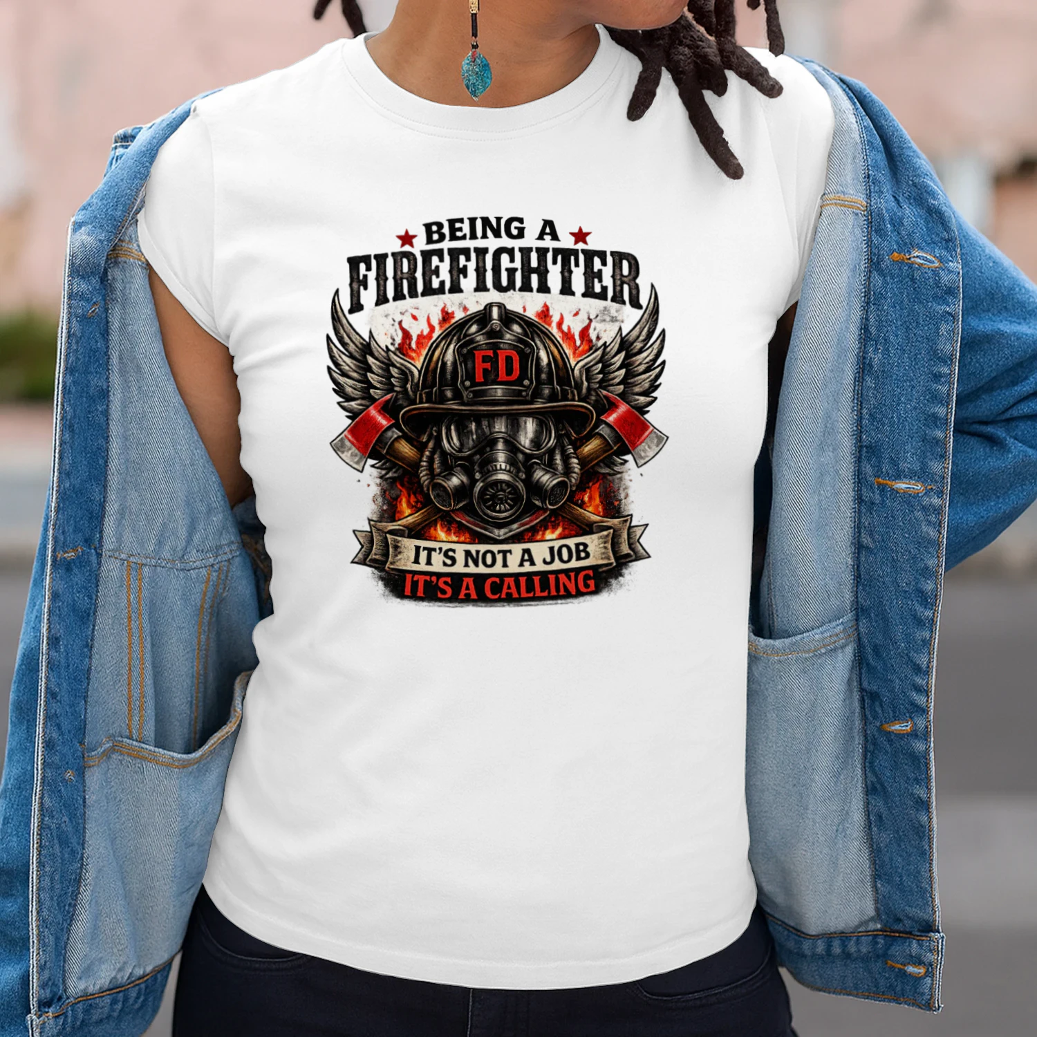 Firefighter T-Shirt | It’s Not a Job It’s a Calling | Firefighter Pride Tee