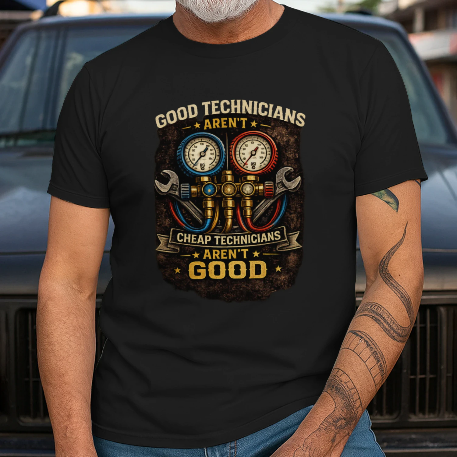 Good Technicians Aren’t Cheap T-Shirt | Cheap Technicians Aren’t Good | HVAC Technician Tee