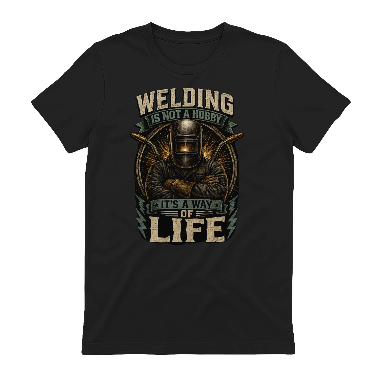 Welding Is Not A Hobby It's A Way Of Life T-Shirt | Vintage Welder Tee | Metal Fabricator Shirt