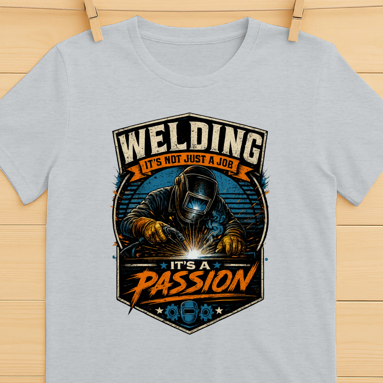 Welding It's Not Just A Job It's A Passion T-Shirt | Vintage Welder Tee | Metal Fabricator Shirt