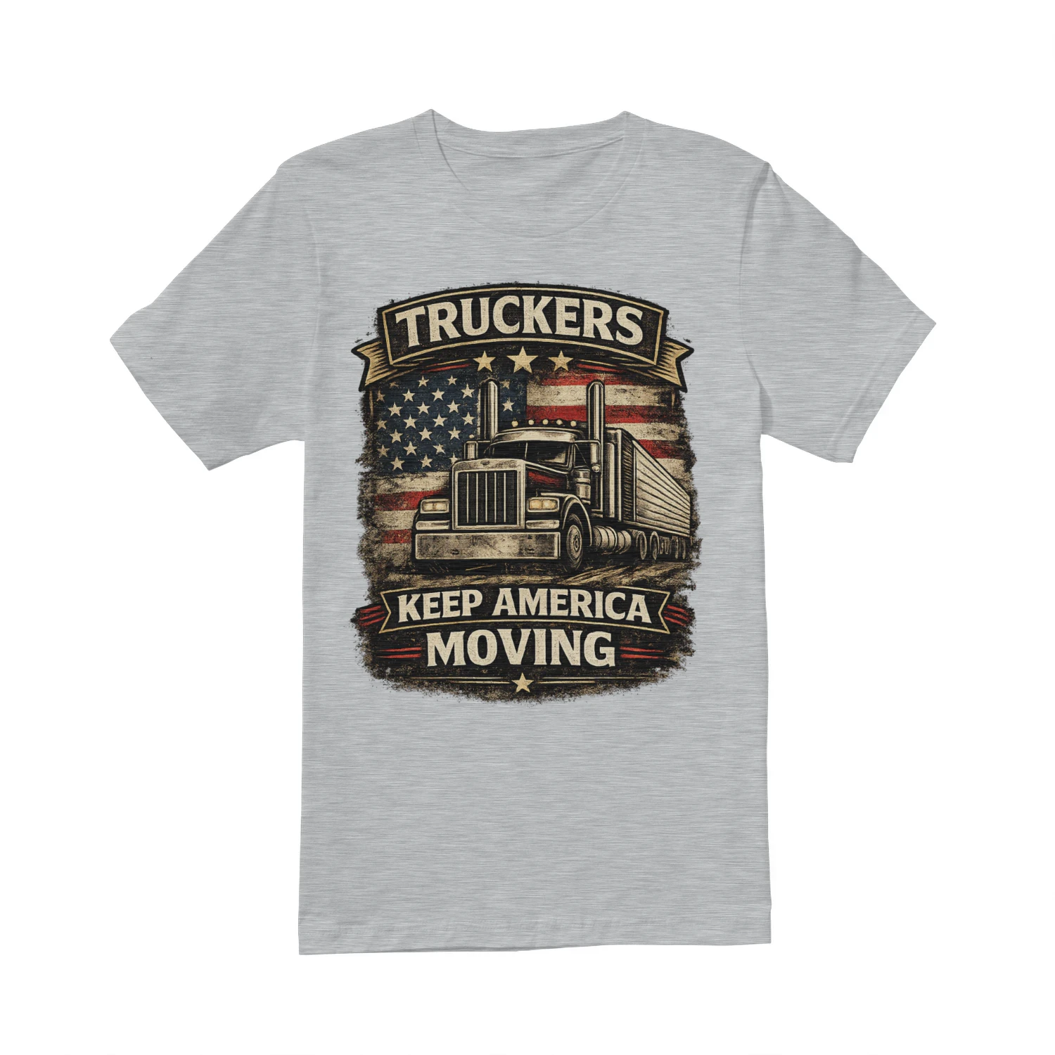 Truckers Keep America Moving T-Shirt | Patriotic American Trucker Tee