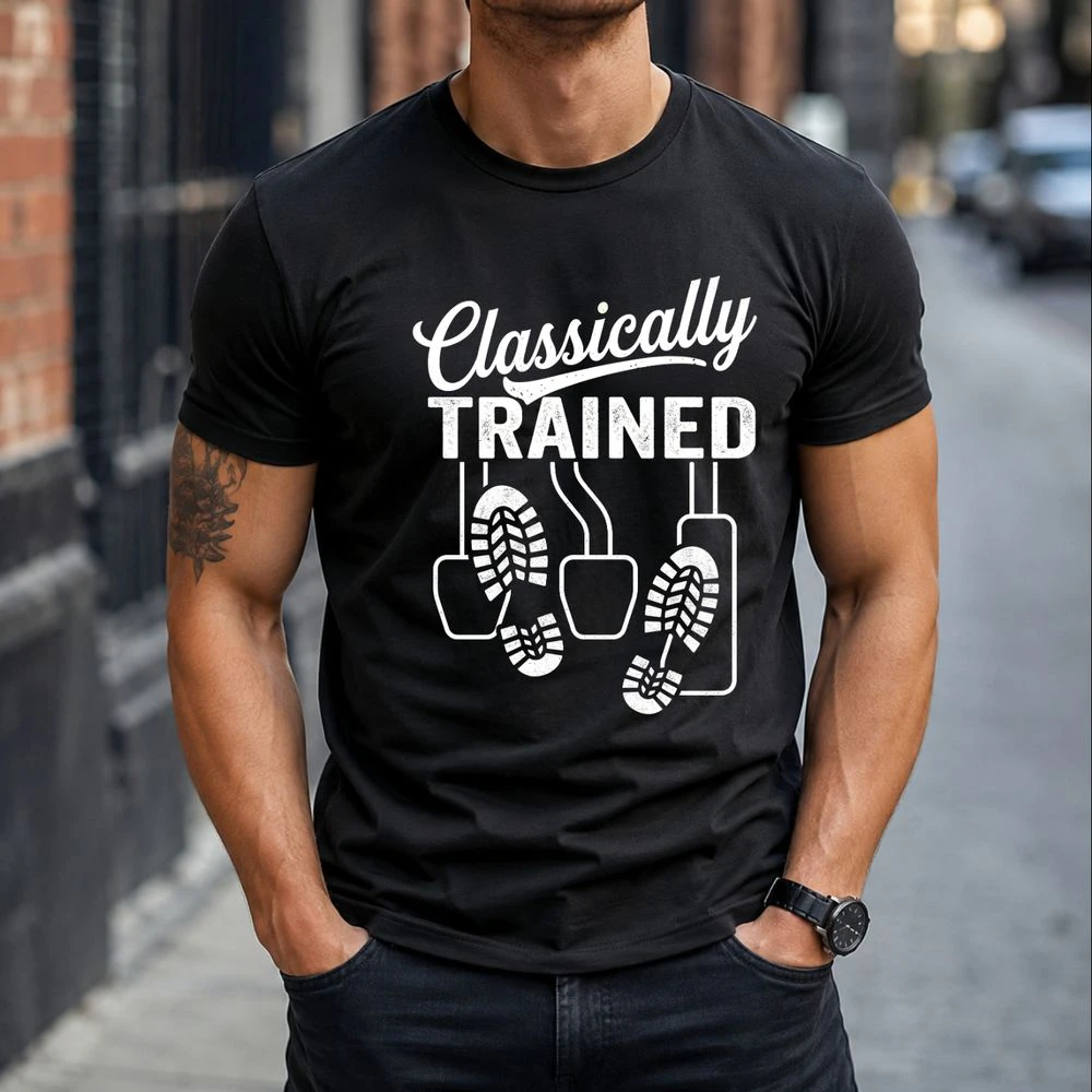 Classically Trained with Dimmer Manual Car Pedals Driving T-Shirt