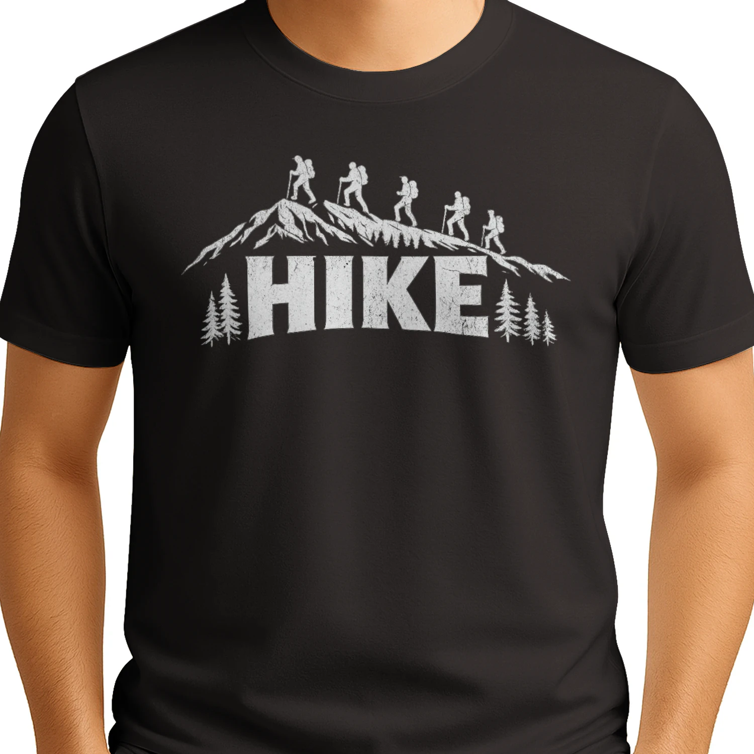 Hike Mountain Adventure Hiking design | Outdoor Trekking Nature Lover Graphic 