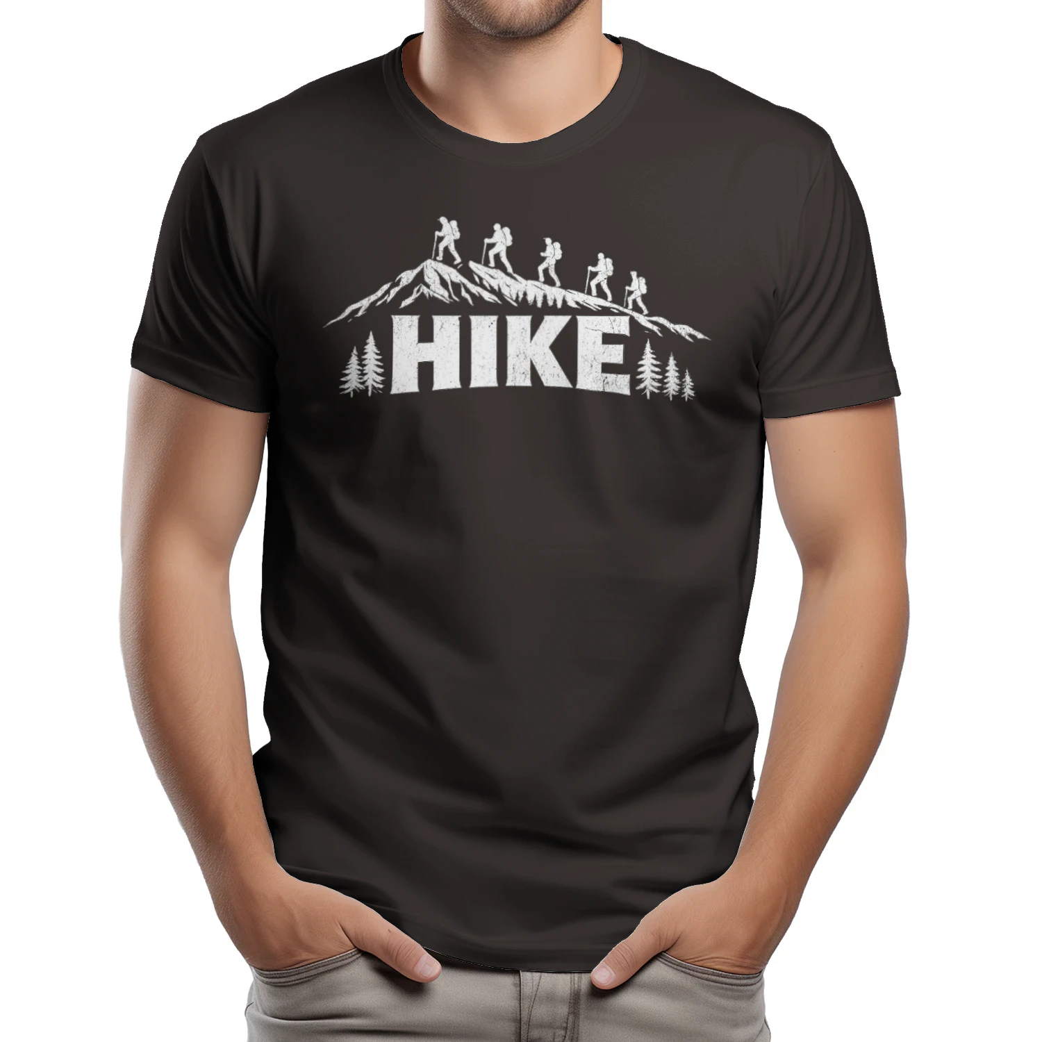 Hike Mountain Adventure Hiking design | Outdoor Trekking Nature Lover Graphic 