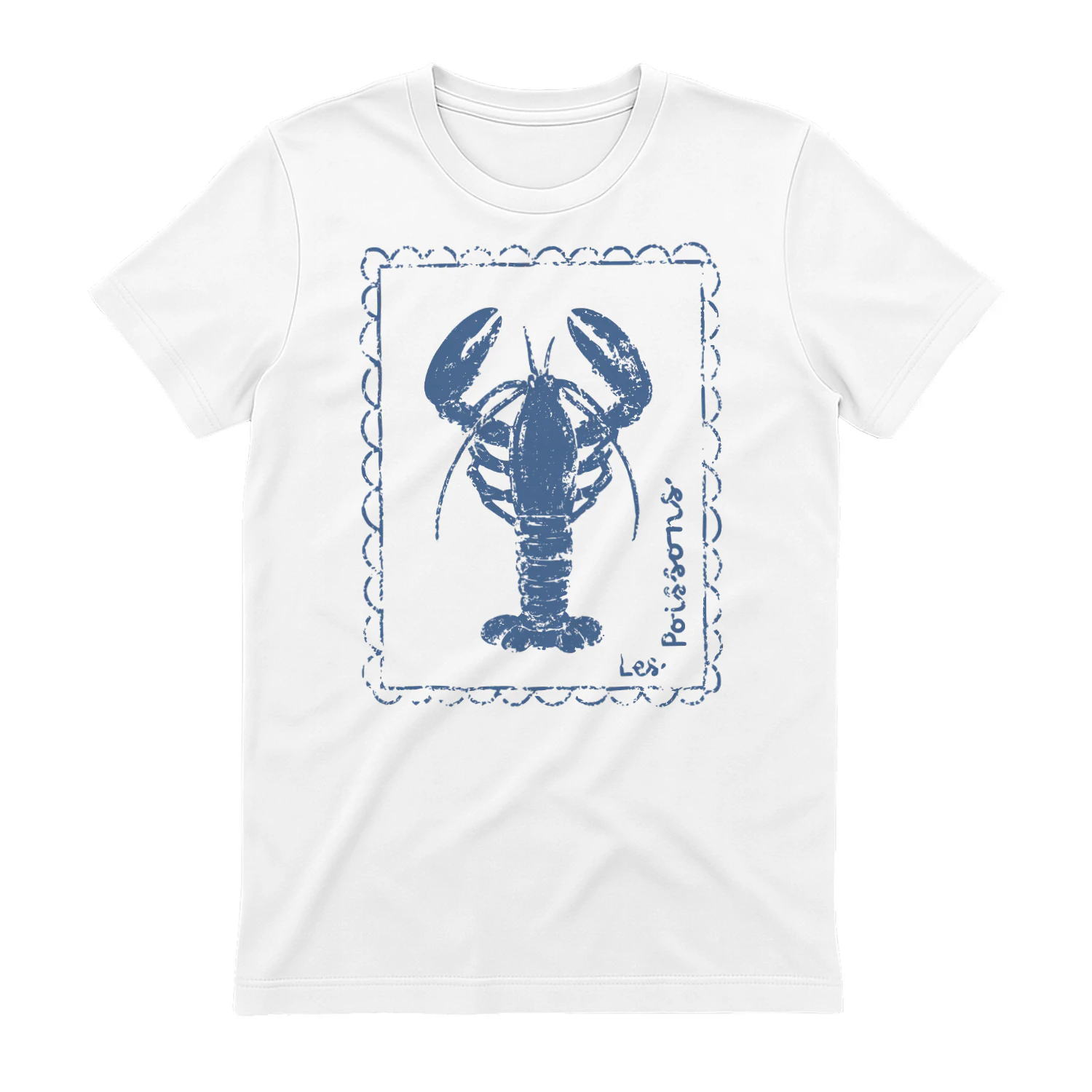Vintage Nautical Lobster Coastal Graphic Tee for Women Beach Vacation Shirt
