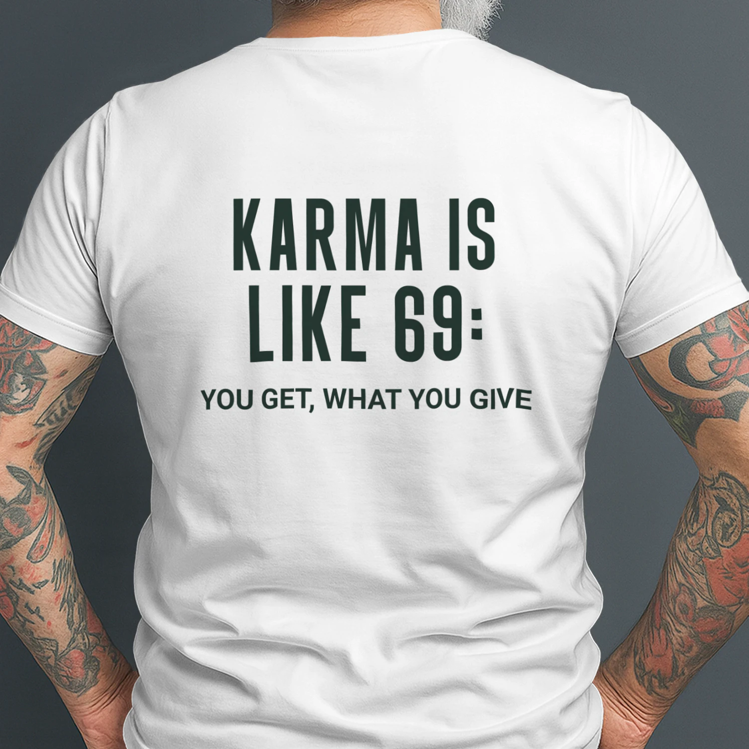Funny Karma Is Like 69 You Get What You Give Sarcastic Gag Gift