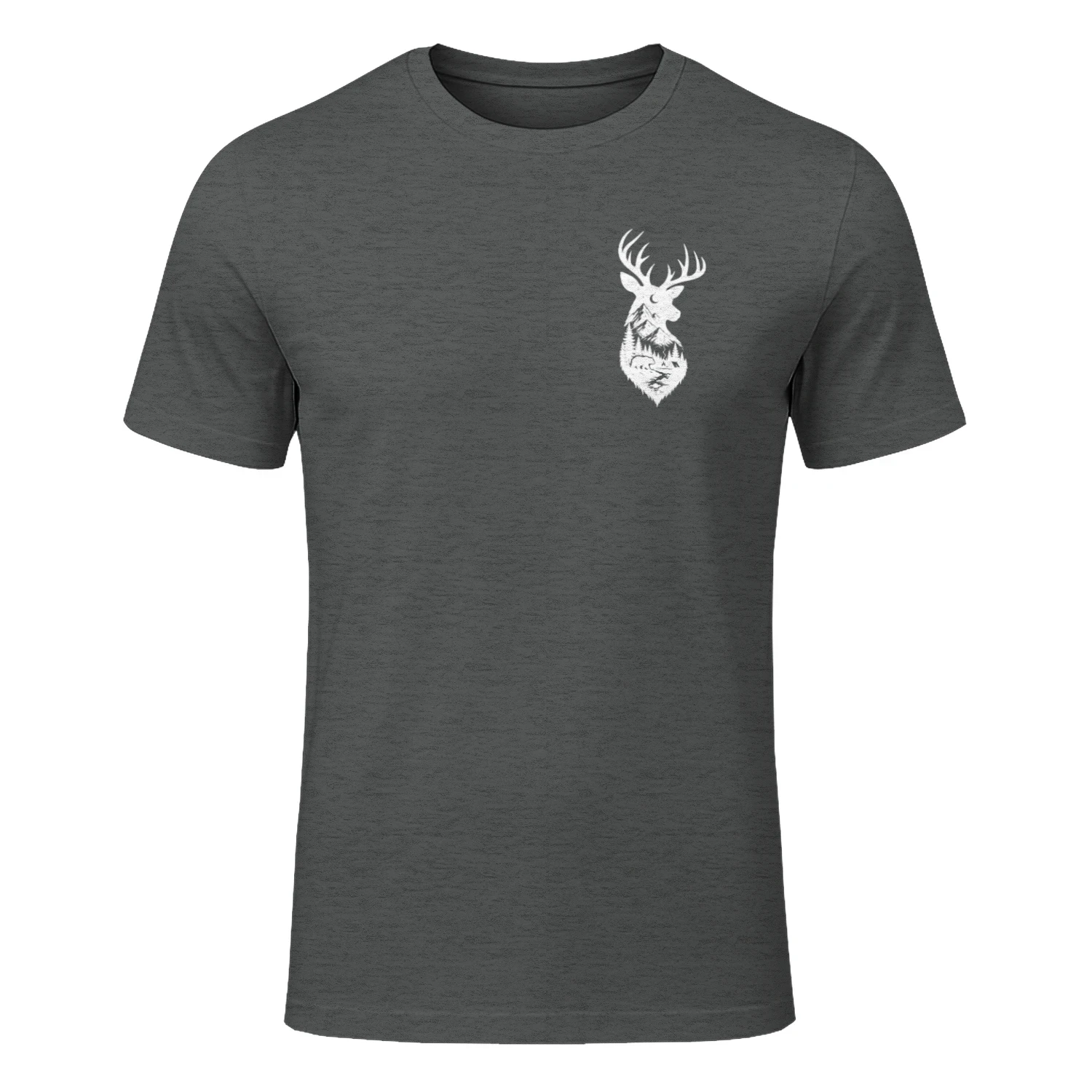 The Wild Is Calling – Vintage Wilderness Camping & Deer Graphic Design
