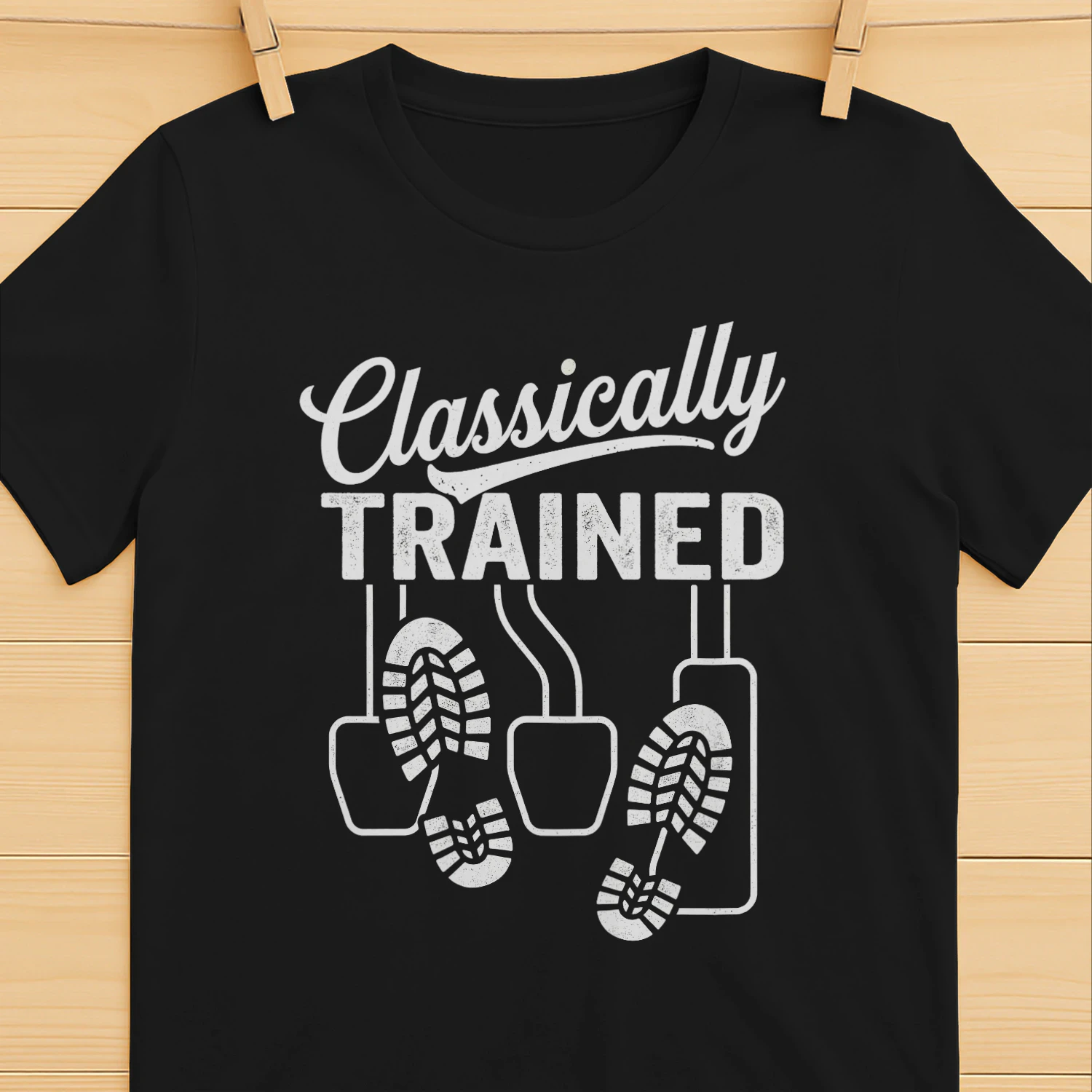 Classically Trained with Dimmer Manual Car Pedals Driving T-Shirt