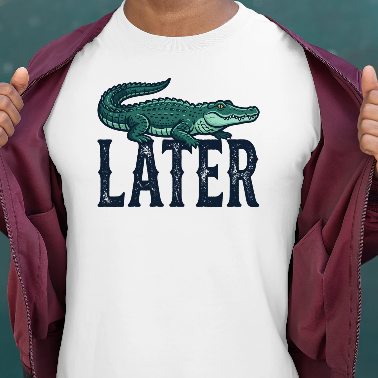 Later Gator T-Shirt, Funny Vintage Alligator Shirt, Unisex Retro Gator Tshirt, Funny Sarcastic Graphic Tee,
