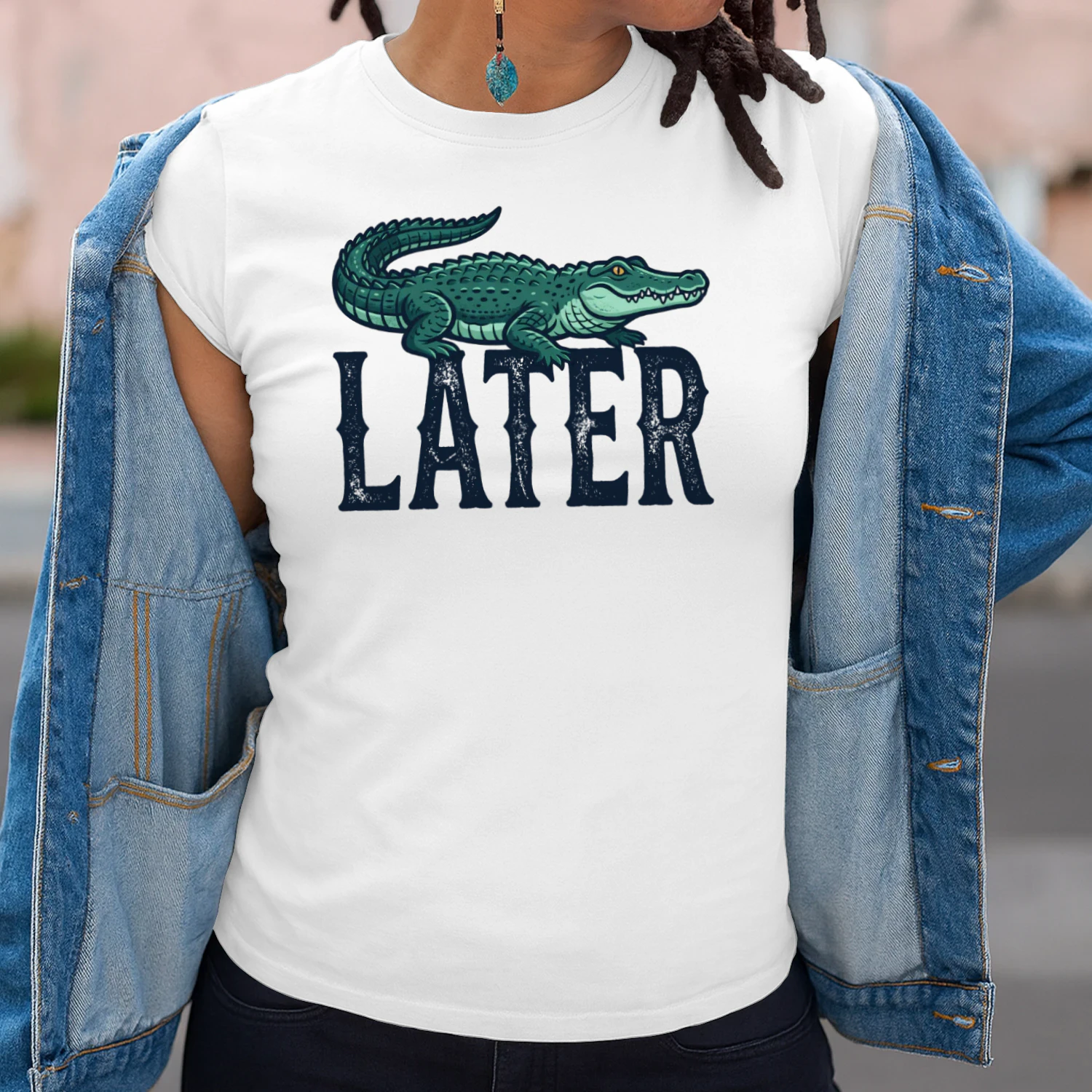 Later Gator T-Shirt, Funny Vintage Alligator Shirt, Unisex Retro Gator Tshirt, Funny Sarcastic Graphic Tee,