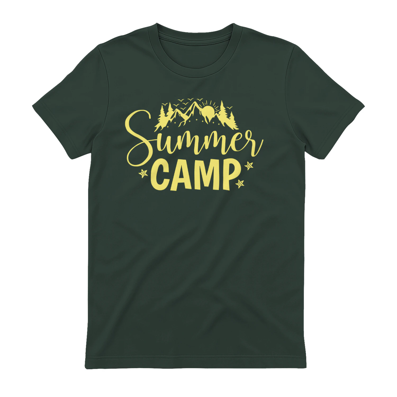 Summer Camp Mountain T-Shirt | Outdoor Adventure Graphic Tee | Camping Nature Lover Shirt | Hiking Wilderness Design