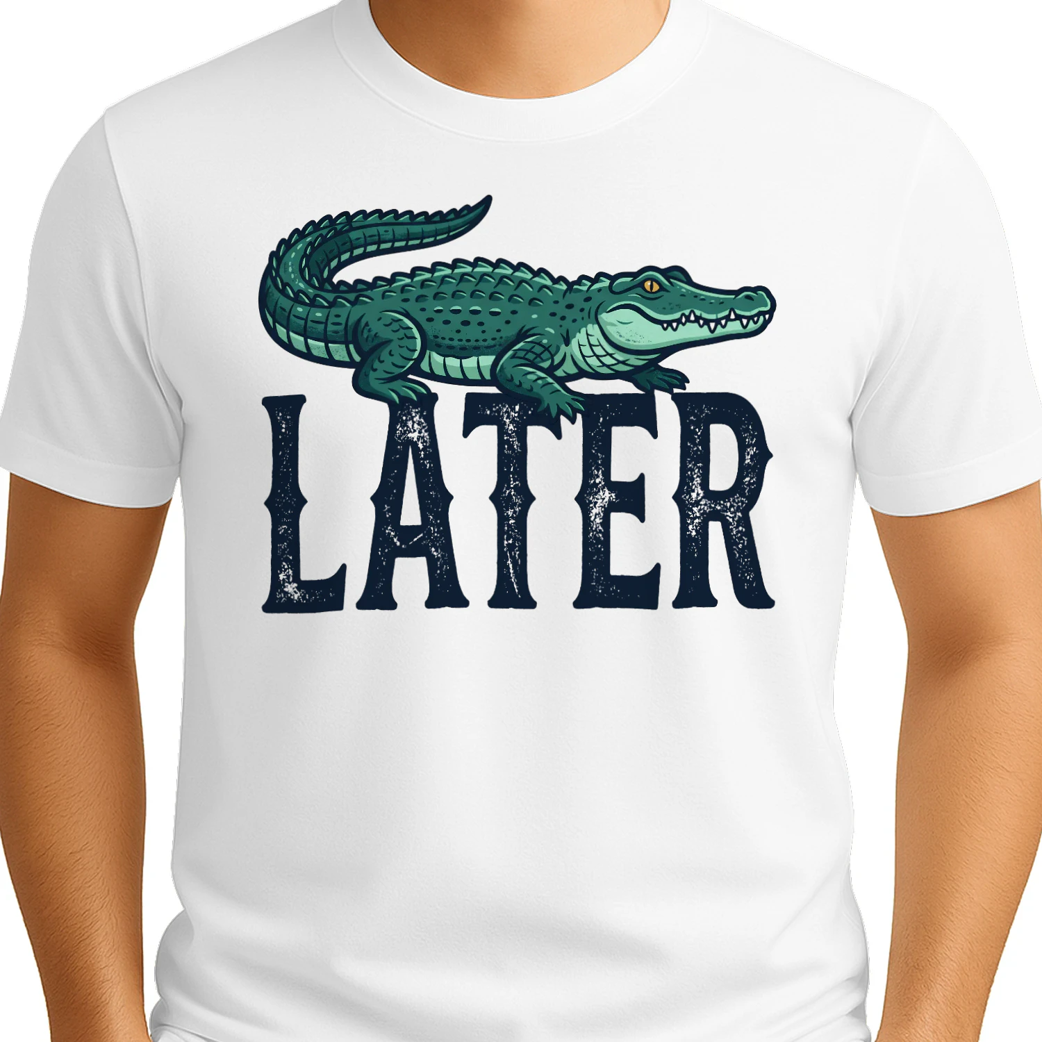 Later Gator T-Shirt, Funny Vintage Alligator Shirt, Unisex Retro Gator Tshirt, Funny Sarcastic Graphic Tee,