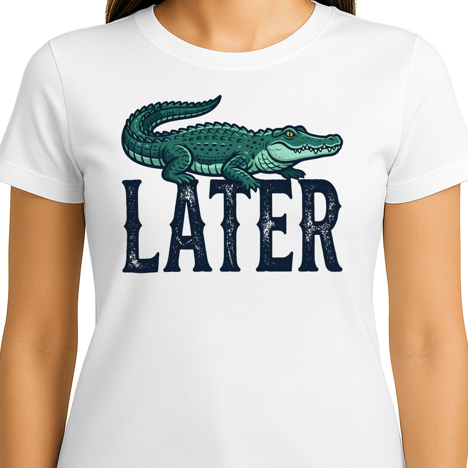 Later Gator T-Shirt, Funny Vintage Alligator Shirt, Unisex Retro Gator Tshirt, Funny Sarcastic Graphic Tee,