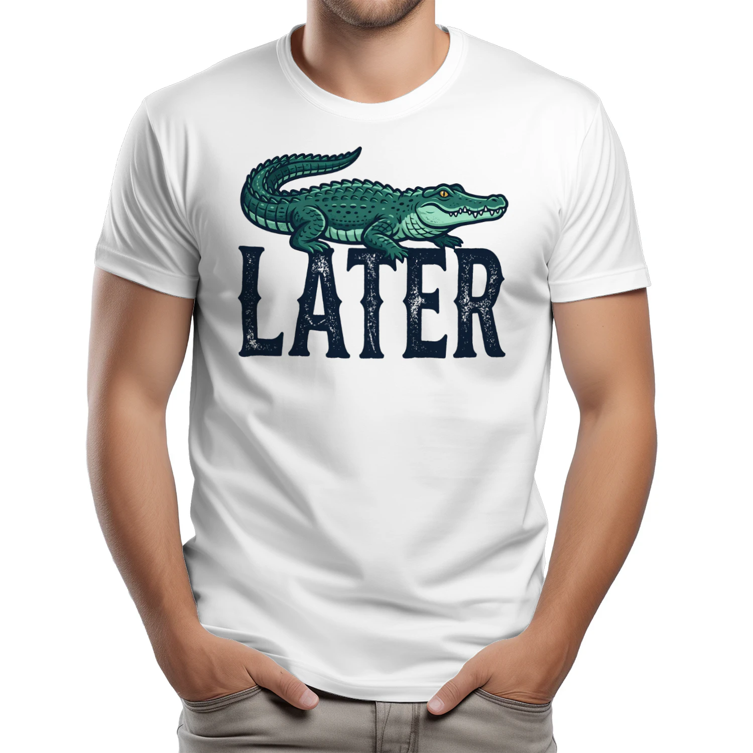 Later Gator T-Shirt, Funny Vintage Alligator Shirt, Unisex Retro Gator Tshirt, Funny Sarcastic Graphic Tee,