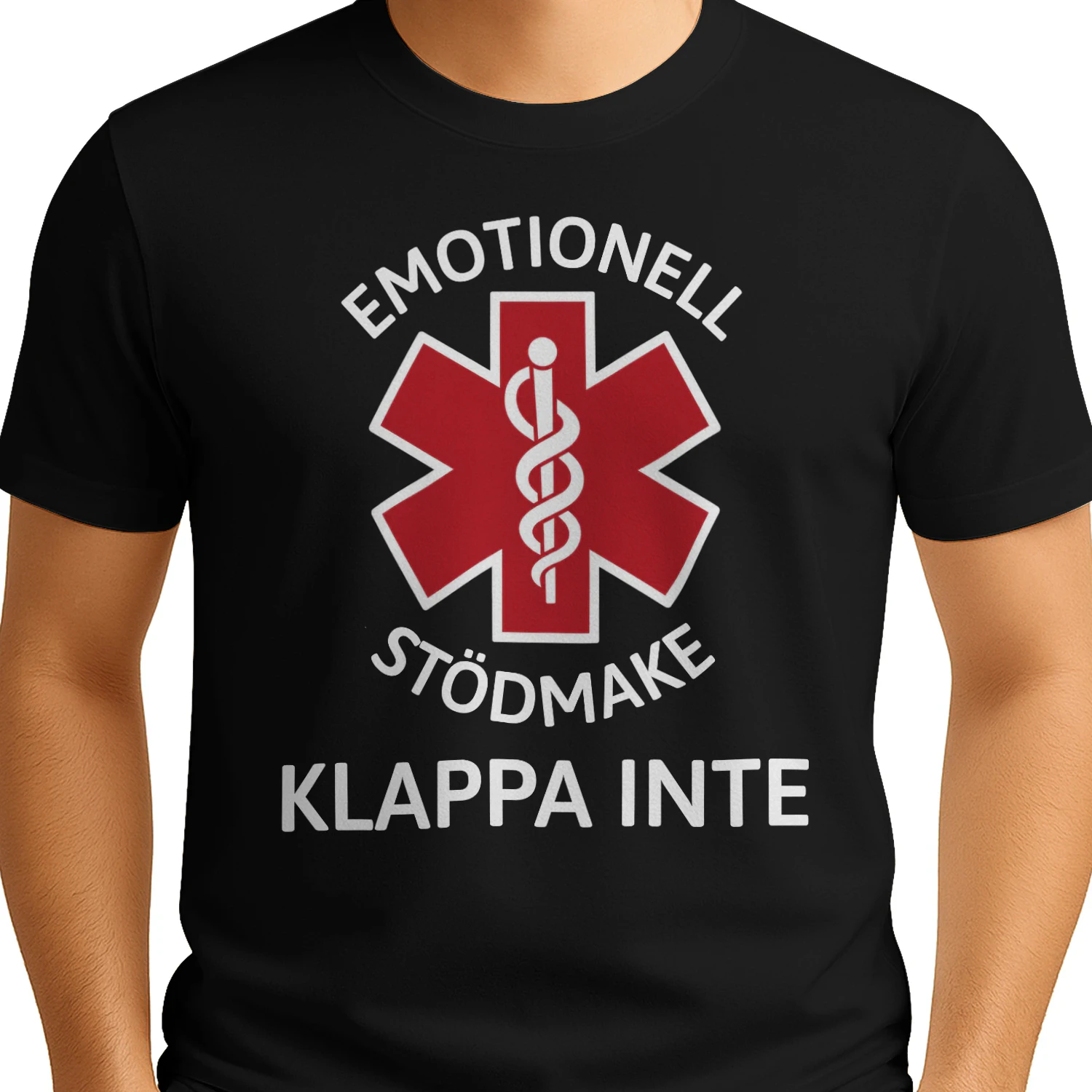 Emotionell Stödmake – Klappa Inte | Rolig Present till Make