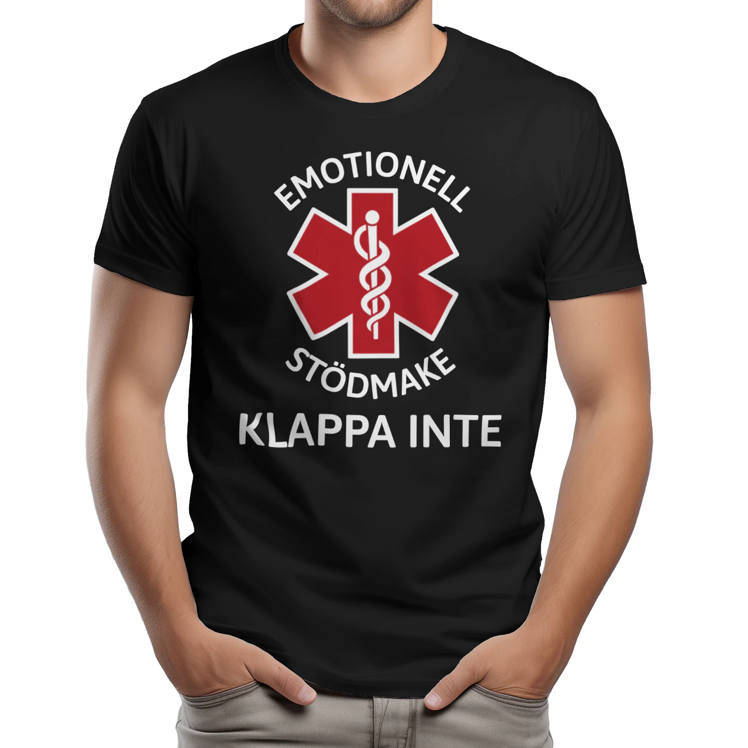 Emotionell Stödmake – Klappa Inte | Rolig Present till Make