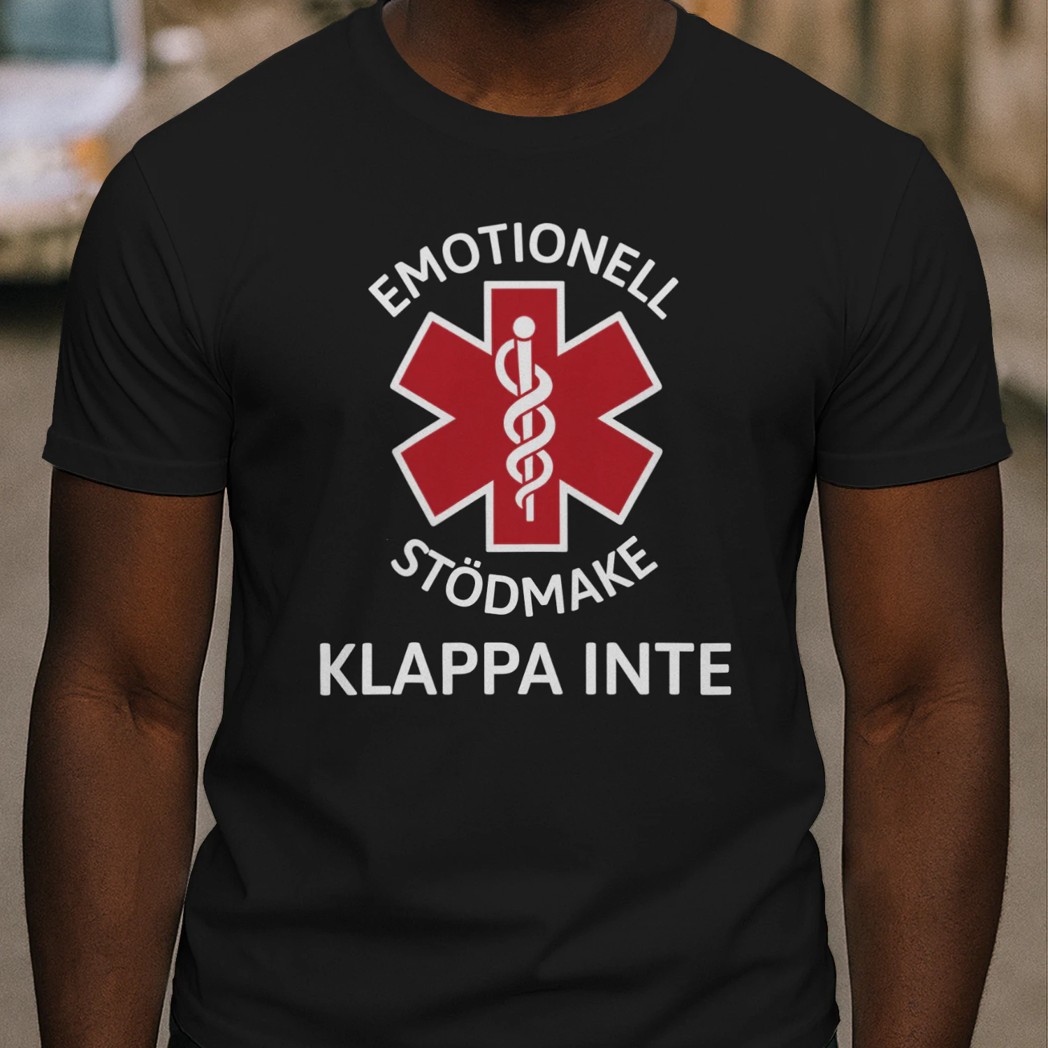 Emotionell Stödmake – Klappa Inte | Rolig Present till Make
