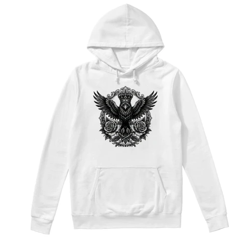 Crowned Raven Roses T-Shirt – Dark Floral
