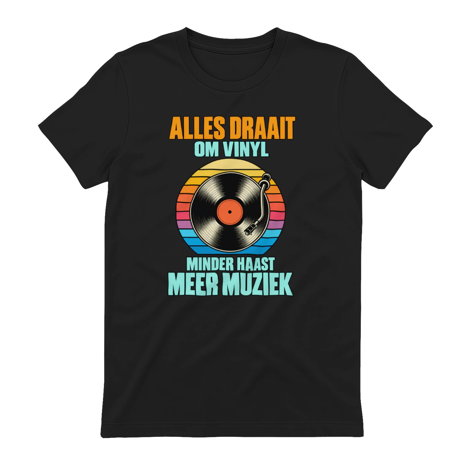 Alles Draait om Vinyl – Unisex T-shirt