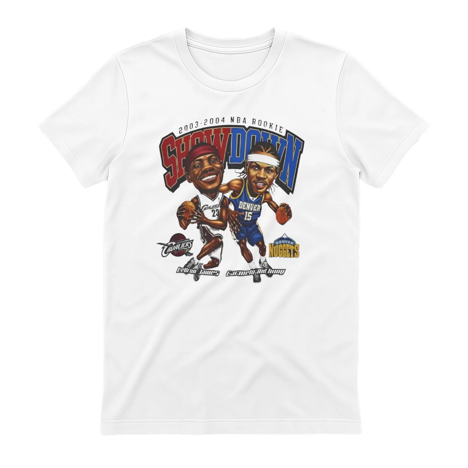 LeBron James Carmelo Anthony 2003-2004 Nba Rookie Showdown Shirt