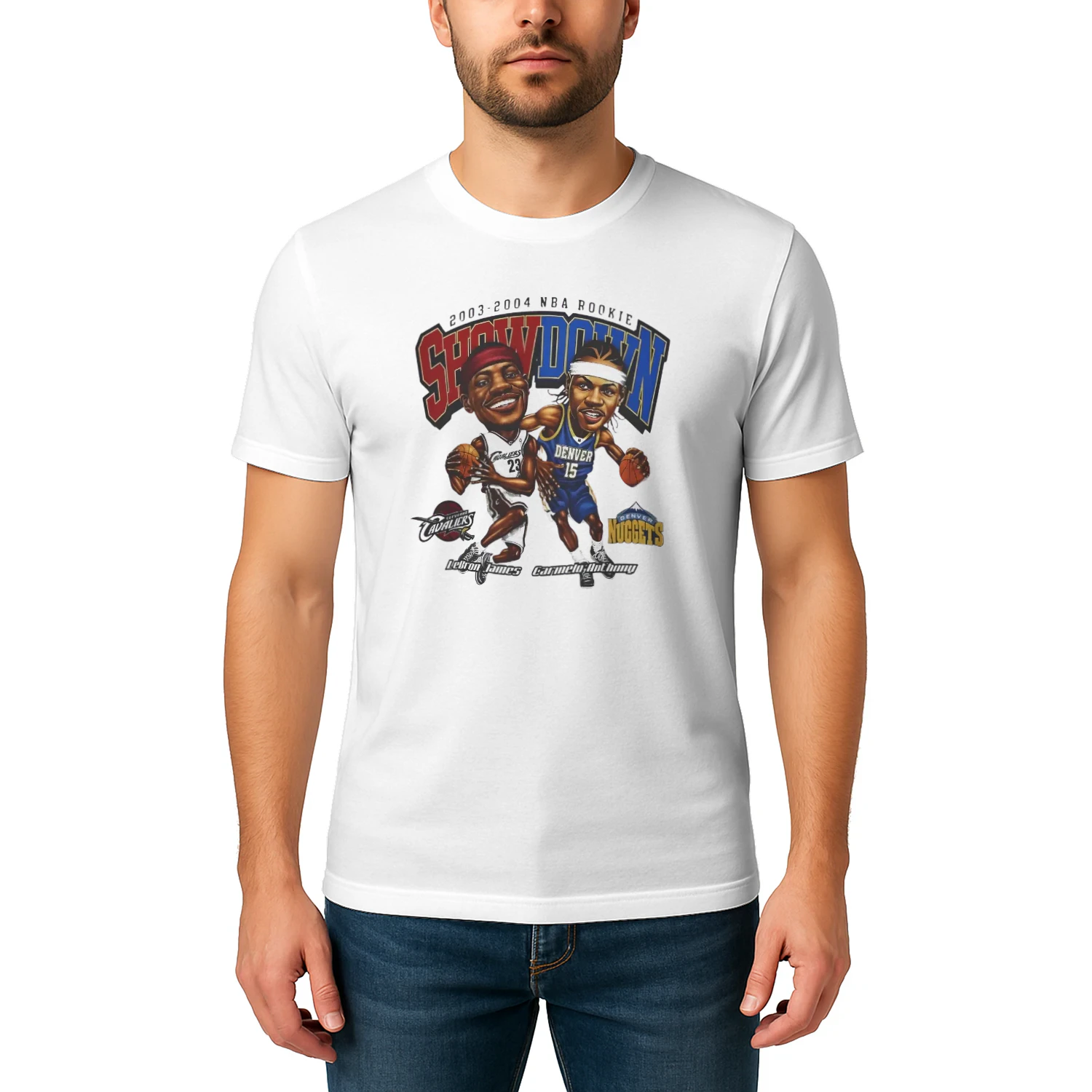 LeBron James Carmelo Anthony 2003-2004 Nba Rookie Showdown Shirt