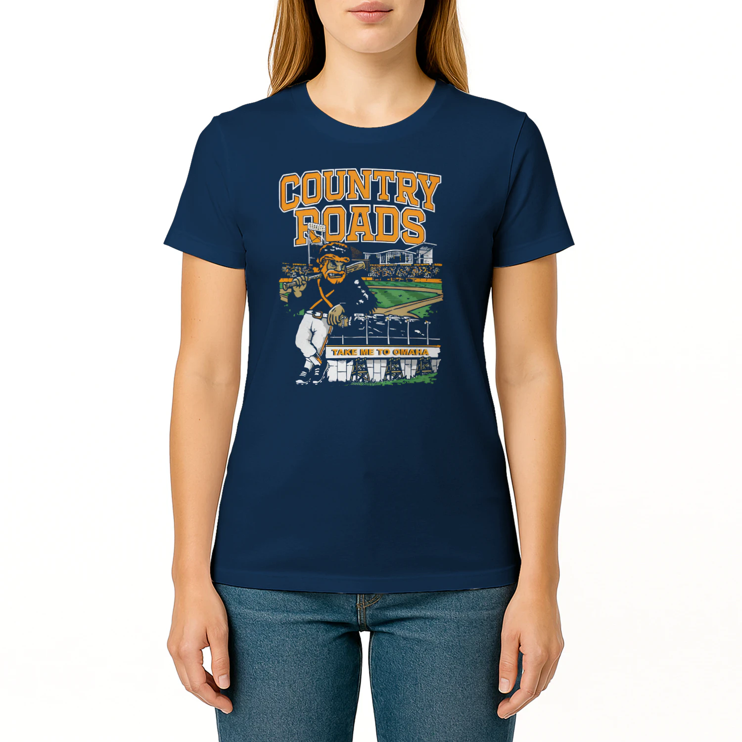 Country Roads Take Me To Omaha Shirt