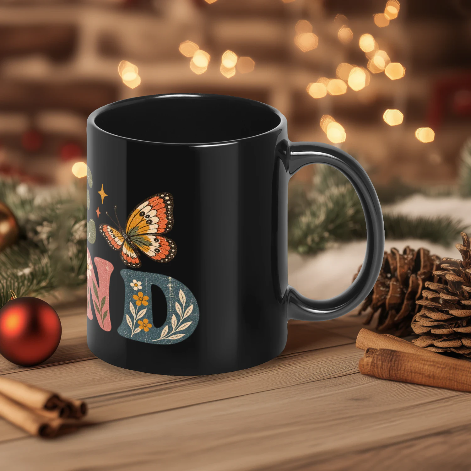 Black Ceramic Mug 11oz