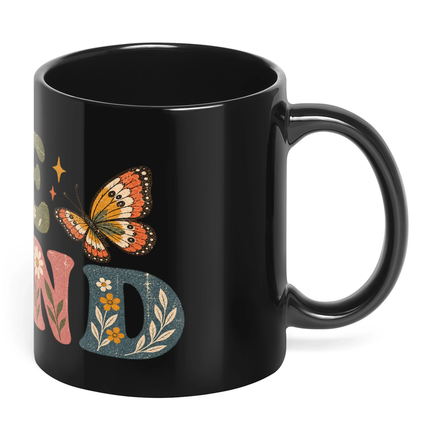 Black Ceramic Mug 11oz