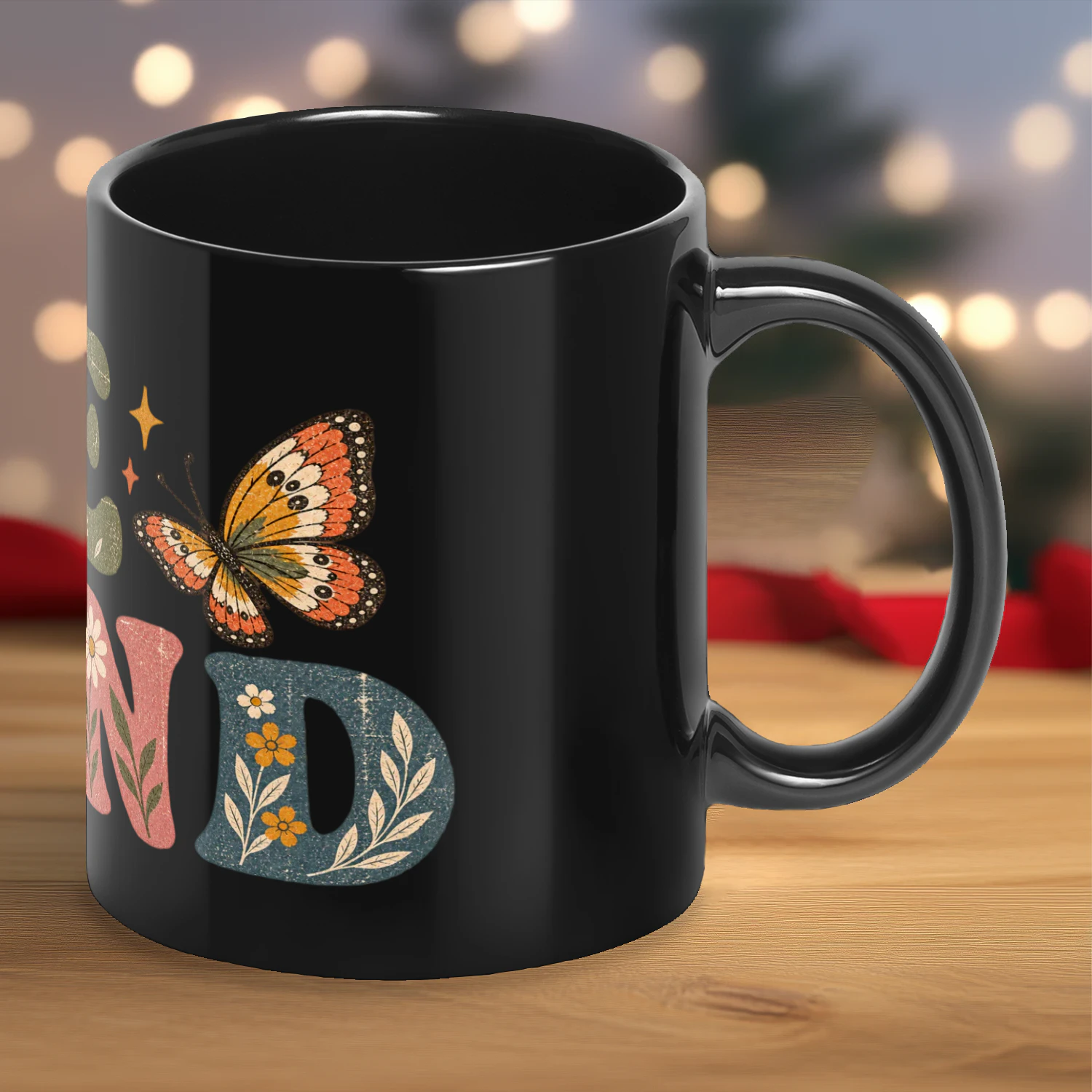 Black Ceramic Mug 11oz