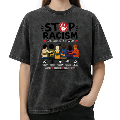 Stop Racism We Are All Human Diversity Unity T-Shirt