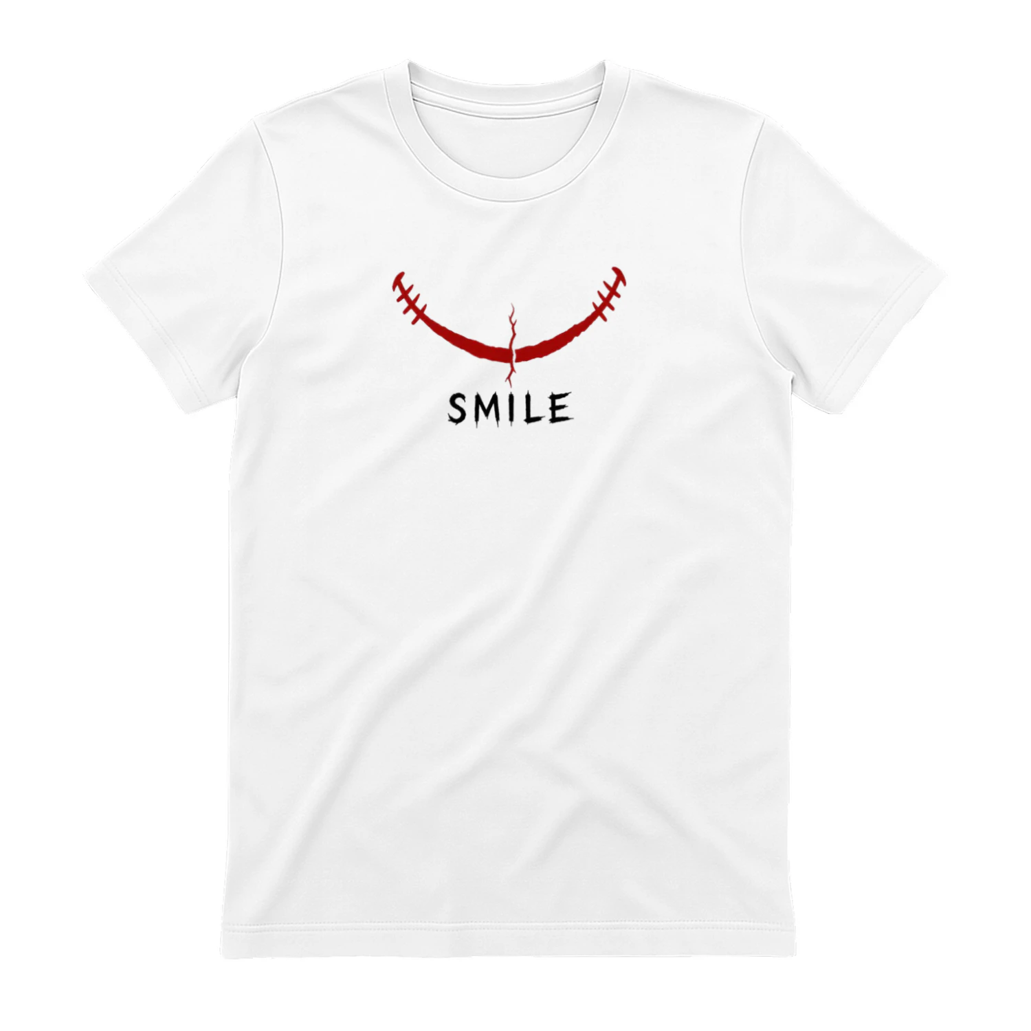 Smile For Me Twisted Face Horror T-Shirt | Aggressive Dark Streetwear Tee