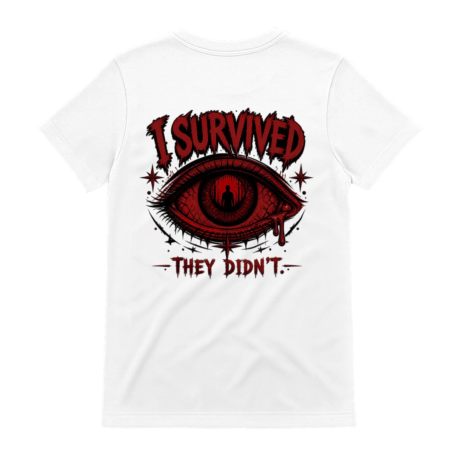 I Survived Final Girl Horror T-Shirt | Aggressive Survivor Streetwear Tee
