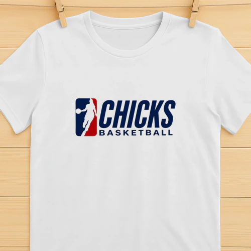 Sue Bird wearing Chicks Basketball shirt
