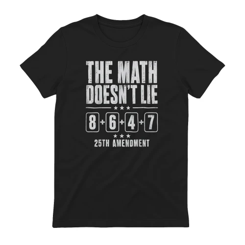 The Math Doesn't Lie Amendment  Shirt