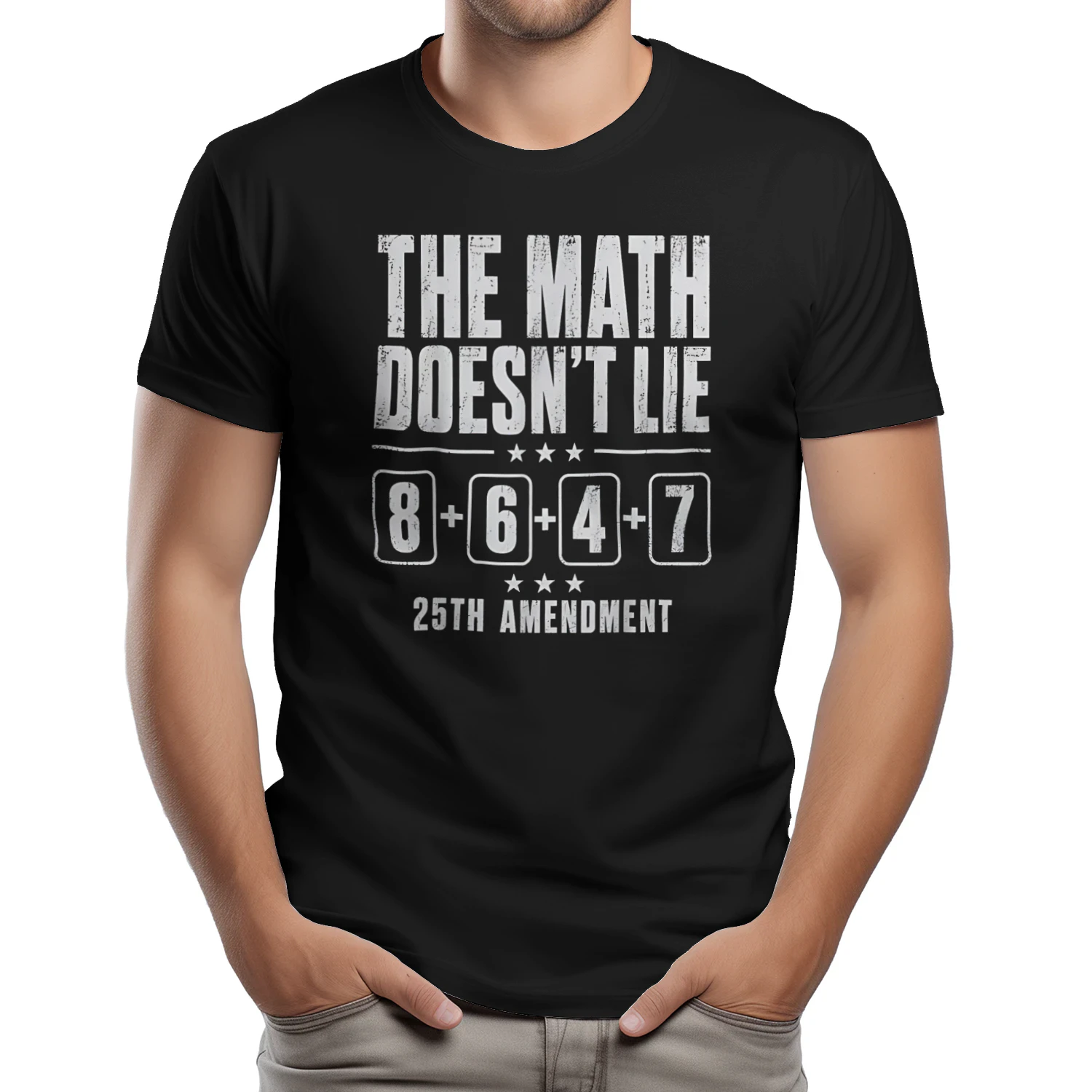 The Math Doesn't Lie 86 + 47 = 25th Amendment Shirt