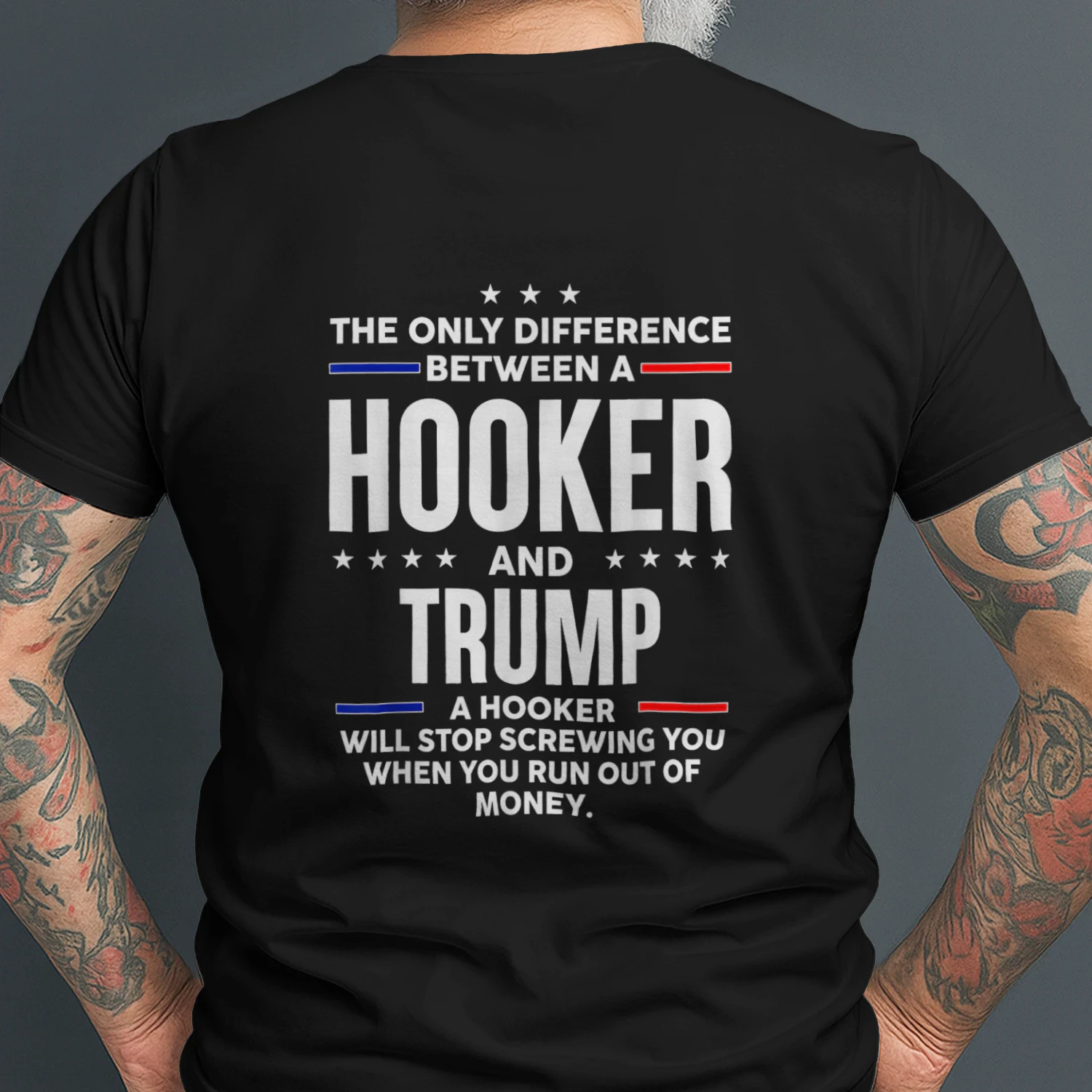Funny The Only Difference Between A Hooker and Trump 