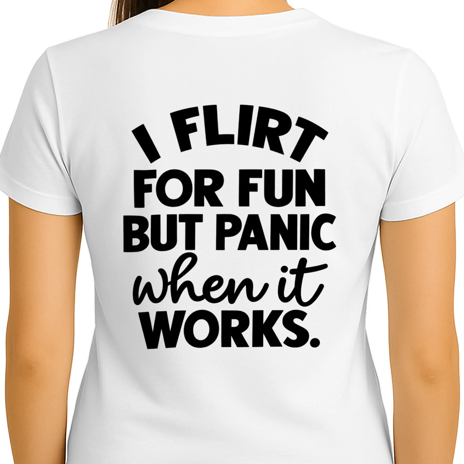 I FLIRT FOR FUN BUT PANIC WHEN IT WORKS 