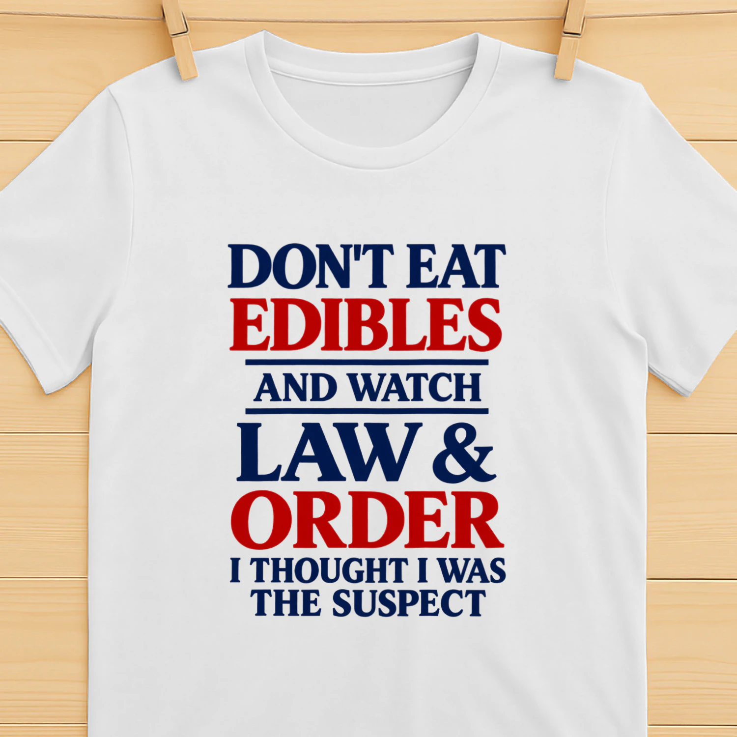 DON'T EAT EDIBLES AND WATCH LAW & ORDER I THOUGHT I WAS THE SUSPECT